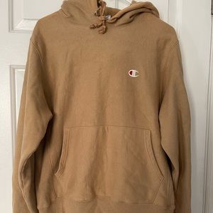 Champion Cream/Brown Hoodie